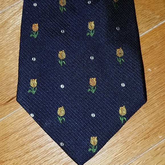 Kenzo Other - KENZO HOMME Tulips Silk Tie